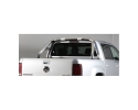 ROLLBAR EN TUBO INOX Ø76MM CON TRAVIESA LATERAL (COMPATIBLE 3ª LUZ DE FRENO Y V6). TIPO RLD PARA VOLKSWAGEN AMAROK 2010-2022