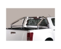ROLLBAR EN ACERO INOX Ø76MM, CON TRAVIESA LATERAL PARA ISUZU D-MAX 2012-2020