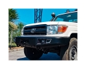 AFN | PARACHOQUES FRONTAL CON BASE DE CABRESTANTE CON FAROS INTEGRADOS COMPATIBLE CON ARCO ATORNILLABLE PARA TOYOTA LANDCRUIS...