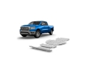 RIVAL | KIT COMPLETO PROTEÇÕES DE ALUMÍNIO 6MM DODGE RAM 1500 2019+ (5.7 GASOLINA C/AIR DAM) (4 PEÇAS)