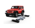 RIVAL | KIT COMPLETO PROTECCIONES ALUMINIO 6MM WRANGLER JK 4 PUERTAS (5 PIEZAS, SOLO 2.8 CRD)