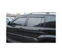 DERIVABRISAS PARA VENTANILLAS DELANTERAS+TRASERAS (4 PIEZAS, ADHESIVOS) PARA TOYOTA LANDCRUISER J120 2003-2009