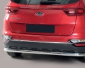 PROTECTOR DE PARAGOLPES TRASERO EN TUBO INOX Ø63MM PARA KIA SPORTAGE 2016-2021 (SOLO 2018-2022)