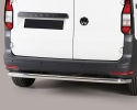 PROTECTOR DE PARAGOLPES TRASERO EN TUBO INOX Ø63MM PARA VOLKSWAGEN CADDY 2021-