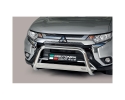 DEFENSA CENTRAL INOX Ø63MM CON GRABACIÓN. HOMOLOGACIÓN CE PARA MITSUBISHI OUTLANDER 2015-