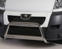 DEFENSA CENTRAL INOX Ø63MM SIN GRABACIÓN. HOMOLOGACIÓN CE PARA PEUGEOT BOXER 2006-2014