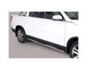 ESTRUPOS DE TUBO DE AÇO INOXIDÁVEL, SEÇÃO OVAL, COM DEGRAUS. TIPO DSP PARA KGM-SSANGYONG MUSSO SPORTS 2022-