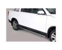 PASSOS EM TUBO DE AÇO INOXIDÁVEL, SEÇÃO OVAL, COM PASSOS PARA KGM-SSANGYONG MUSSO SPORTS 2022-