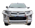BULLFACE | PÁRA-CHOQUES INTEGRAL EM AÇO INOXIDÁVEL (SEM CEE) - MITSUBISHI L200 / TRITON / MR (2020+)