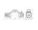 SUPERWINCH | CABRESTANTE ELÉCTRICO SX 12 12V (CABLE ACERO)