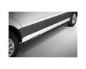 ESTRIBOS LATERAIS PRETOS Ø70MM - VOLKSWAGEN CRAFTER, MAN TGE (2017+)