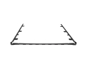 ARB | SUPORTES DE RACK DE TETO BASE RACK (VOLKSWAGEN TRANSPORTER T5, T6, T6.1 LWB)