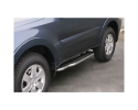 BULLFACE | ESTRIBOS DE PLATAFORMA EM AÇO INOXIDÁVEL - MITSUBISHI MONTERO/PAJERO V-80 (2007+)